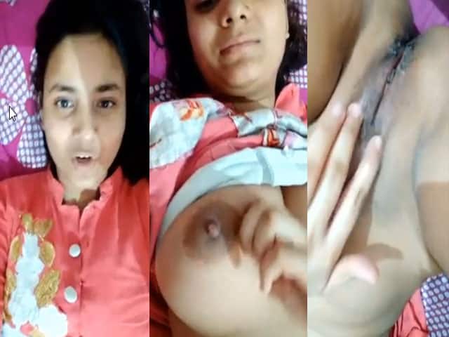 Sexy horny girl masturbation MMS video